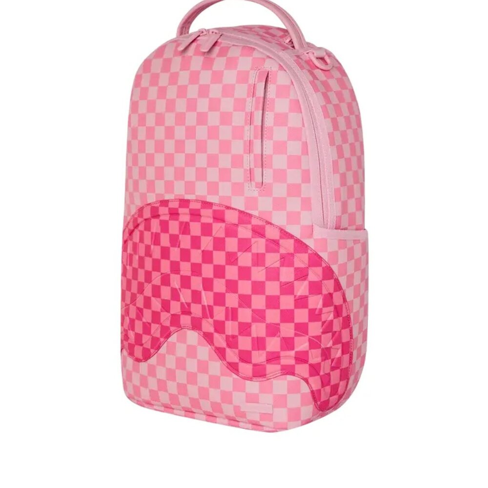 Pink Sharks In Paris Patch Backpack SPRAYGROUND - Picture 5 of 5